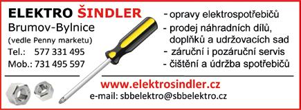 Brumov Bylnice Svatý Štěpán Sidonie INZERCE E L E K T R O V B R U M O V Ě N A N Á M Ě S T Í Č E R N Í Č E K s.r.o. Děkujeme všem zákazníkům a obchodním partnerům za spolupráci a důvěru v roce 2018 a přejeme klidné prožití vánočních svátků, hodně zdraví, štěstí a pohody do nového roku 2019.