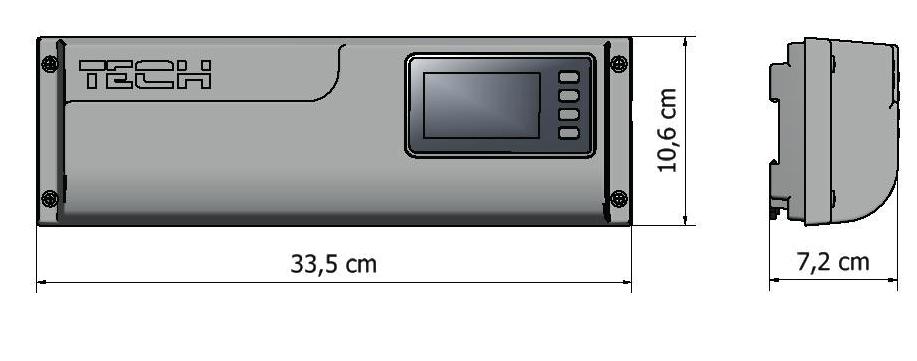 II. Popis zařízení CS-L-7 Montážní lišta CS-L-7 (regulátor) je určena k obsluze ventilů při využití klasické drátové komunikace v různých topných zónách.