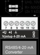 P a r a l e l n í k o m u n i k a c e p o j e d n é R S 4 8 5 Moduly MAV42X se připojují k sériové sběrnici RS485-II nebo RS485-I.
