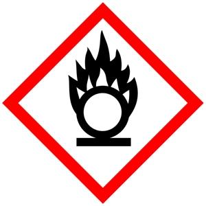 2.2 Prvky označení Výstražný symbol nebezpečnosti Signální slovo Nebezpečí Nebezpečná látka (Index: 017-008-00-5; CAS: 7778-74-7) Standardní věty o nebezpečnosti H271 Může způsobit požár nebo výbuch;