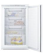 67 Chladicí zařízení 88 88 Super freezing JC 20GB30 Vestavná chladnička JF 20GB20 Vestavný mrazák integrovatelné Výška niky 880 mm K montáži za dveře vysoké skříňky Užitný objem chlazení 112 litrů