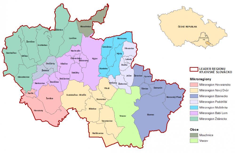 Území realizace Území Kyjovsk