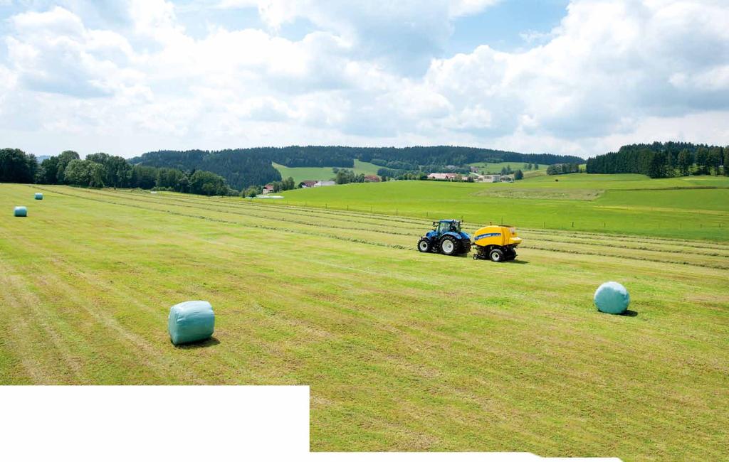 4 5 HISTRIE NEW HLLAND DLUHÁ HISTRIE LISVÁNÍ KULATÝCH BALÍKŮ Firma New Holland se zabývá technologiemi lisování přes 70 let. Vlastní systém uzlování představuje v roce 1970.