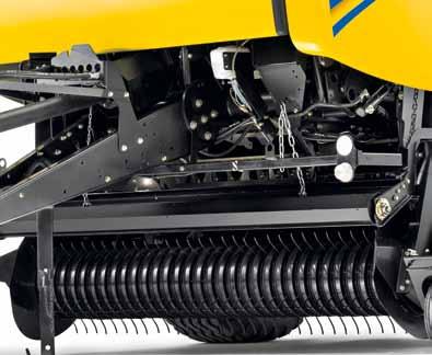 ÚČINNÝ SYSTÉM ŘEZÁNÍ CRPCUTTER Vkládací a řezací rotor CropCutter má stejné tvarové uspořádání prstů do písmene "W" jako rotor SuperFeed s tím rozdílem, že hvězdice sekcí jsou zdvojené z důvodu
