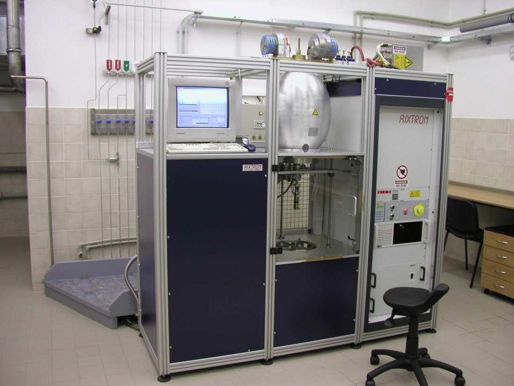 Deposition facilities Story 1 Microwave Plasma CVD Process AIXTRON - P6 - ellipsoidal reactor - microwave frq. 2.