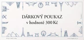 Katalog věrnostního programu MEGAplus Dárkový poukaz v hodnotě 300 Kč Dárkový poukaz v hodnotě 300 Kč na nákup zboží v síti prodejen Oxford Bookshop.
