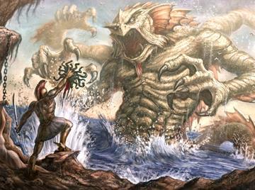 Kraken V řeckých bájích o něm zmínka přímo není, ale podle filmu Souboj Titánů ho stvořil Hádes ze svého masa, a díky němu se