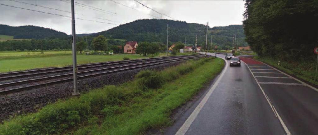 Obrázek 9: Pohled na úseku km 4,673