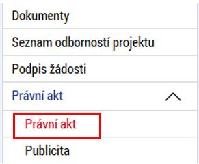 Právní akt je zpřístupněn prostřednictvím IS KP14+