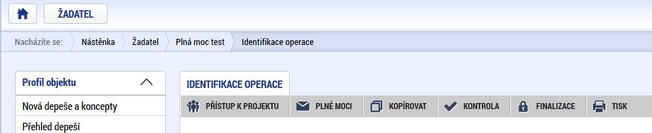 4.2 Plné moci V systému MS2014+ je zapracována funkcionalita umožňující signatáři (zmocniteli) pověřit podepsáním vybraných úloh zmocněnce. Zmocněncem může být jakýkoli z uživatelů, který je tzv.