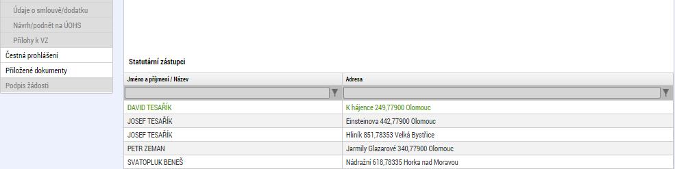 Na základě těchto údajů je pak automaticky vydefinována velikost podniku dle Přílohy I Nařízení Komise (ES)č. 800/2008.