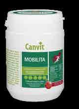 NUTRIČNÍ DOPLŇKY NOVINKA CANVIT PACK VÝHODNÝ BALÍČEK KOMPLEXNÍ PÉČE O PSÍ KLOUBY Velmi chutná kloubní výživa se 100% přírodní chutí čerstvých jater (bez