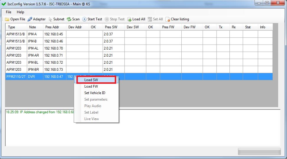 Obr. 58 - Loading SW Obr. 59 - Info 8.7.