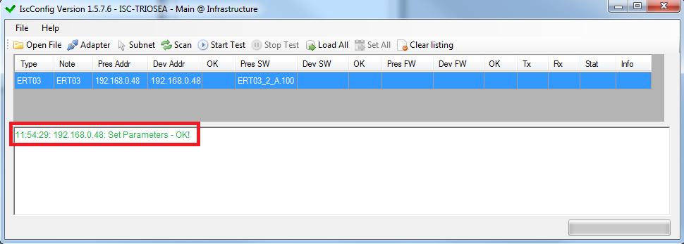 Obr. 74 - Info Klikněte na Cancel pro zavření scanu. Obr. 75 - Zavření scanu Pokud jste nastavili IP adresu routeru, klikněte na "Start Test".