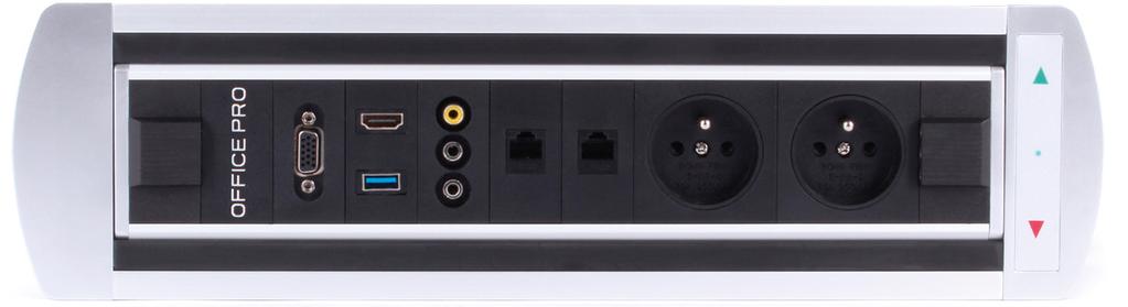 USB zásuvka video 2 stereo audio datová zásuvka datová zásuvka elektrická zásuvka elektrická zásuvka PTCZ