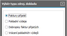 Vystavení DRC - dokladu reverse charge V předchozí kapitole jsme si zaevidovali fakturu přijatou v režimu "reverse charge".