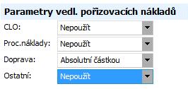 Doplnění cen příjmu - vedlejší pořizovací náklady V předchozí kap. jsme si zaevidovali dokumentaci zaslanou dodavatelem k přijímanému zboží jakožto novou přílohu ke skladové kartě.