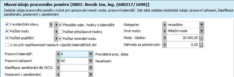 zaměstnance s měsíční mzdou, kde přesčasové hodiny většinou nesledujeme. Pokud však budeme chtít počítat příplatky za přesčas, můžeme zadat přesčasové hodiny do mzdového listu i ručně.