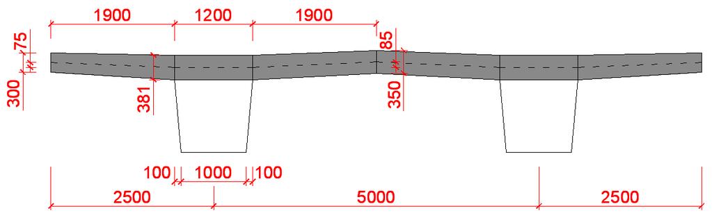 5. PŘESNÉ ŘEŠENÍ 5.1 Přesnější model Nejdříve je vytvořen přesnější model, který se více podobá reálné konstrukci.