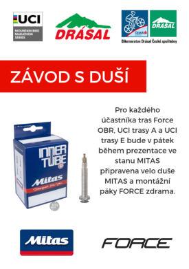 Druhá strana bude obsahovat zákres všech tras a je určena k vyfocení pro všechny, kdo se vydají na něktrou ze šesti tras FORCE OBR, A (UCI), E (UCI), B, C, D letošního ročníku Bikemaratonu Drásal