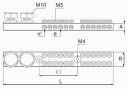 196,00 EKL11-2x24 9 19 230 48 2 M10 + 2 24 M5 2,5 6 10 E175094 12,41 329,00