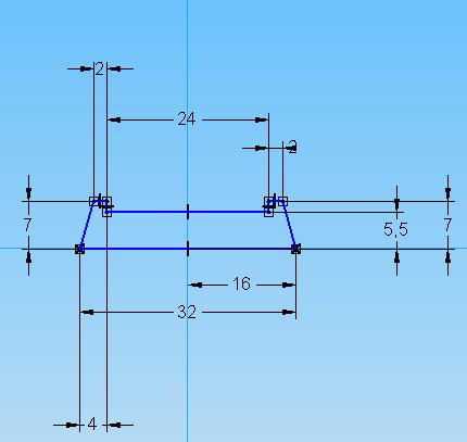 Program nám nabízí obdobnou nabídku příkazů jako například programy typu AutoCad nebo Inventor (viz. Obr.