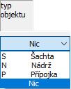 Kapitola 4 Panel Trasa Panel Trasa slučuje údaje o objektech: šachty, nádrže, přípojky a údaje o výškových lomech linií.