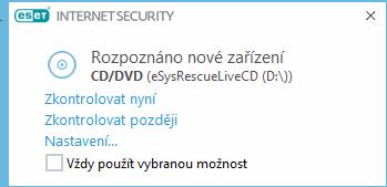 Pokud inﬁkované soubory nebyly vymazány během kontroly počítače (nebo je Úroveň léčení nastavena na Neléčit), zobrazí se dialogové okno s výběrem akce.