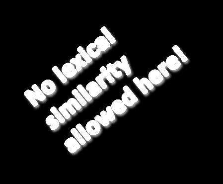 Direct Object in a monotransitive clause 1 2 3 4 Agent TV OBJ1/SC OBJ2/OC They chased