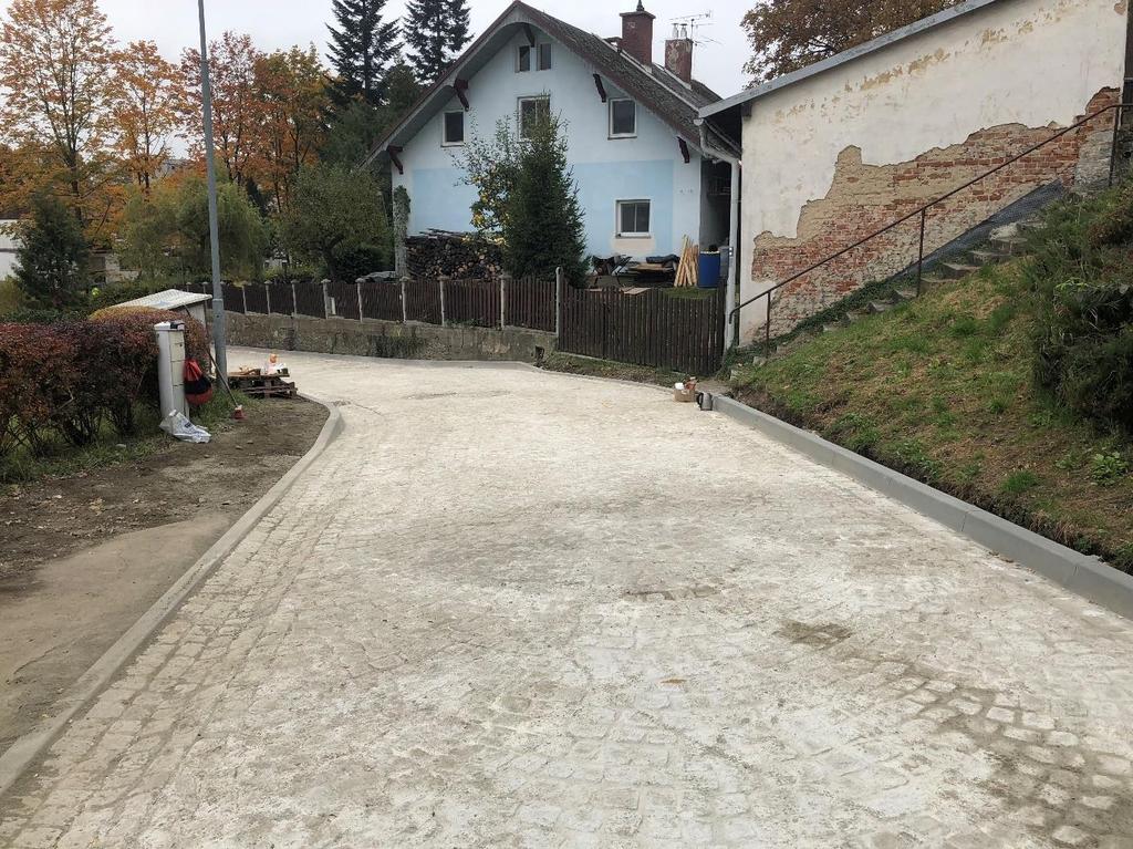 Součástí stavby byla také obnova vodovodních a