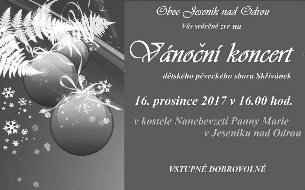 Pejt k navigaci Pejt na obsah Klvesov zkratky Jesenk nad Odrou. Vesnice roku 2013. Hlavn menu. Oban Turista ad Obec Kontakty EN DE. Kalend | Obec Jesenk nad Odrou