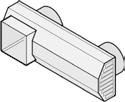 2577840 6 540, TLUMIČ HLUKU pro přívod nebo odvod, 50 mm izolace DN125, délka 1000mm WL-180