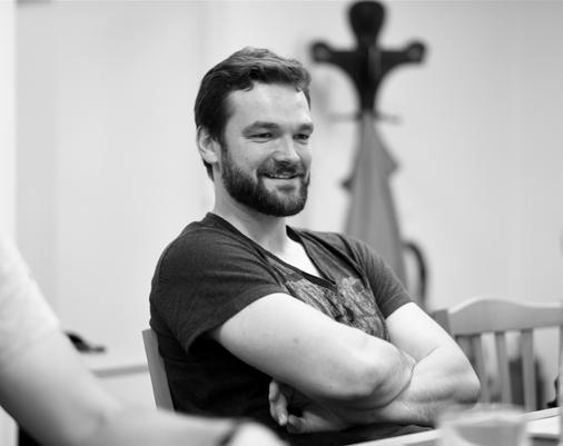 První čtená zkouška Teroru, Tomáš Novotný Foto: A. Hrbková prožili podobné dilema na vlastní kůži.