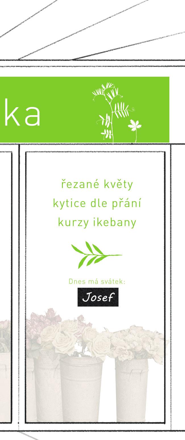 Nelze umisťovat orientační a informační prvky (např. orientační šipky) upozorňující na vzdálenější provozovnu.