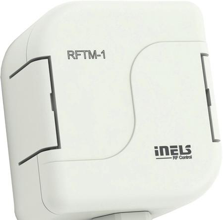 RFTM-1 Bezdrátový převodník pulzů 51 Bezdrátový převodník pulzů detekuje domácí měřidla energií (elektřinu, vodu, plyn) pomocí senzorů a posílá je do bezdrátové jednotky RFPM-M.