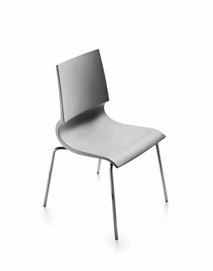 Ricciolina Marco Maran 2000 The unique curved connection between seat and back, along with a large range of finishes, colours and accessories, lend Ricciolina elegance, flex i