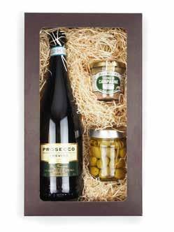 Gascone Montepulciano d Abruzzo Gemma 0,75 l Čokoláda s lískovými oříšky a rozinkami 50 g Gaskoňská terina s lanýžovou šťávou 65 g Krůtí terina s kaštany 90 g Marmeláda z Jahod