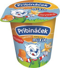 postoupily tyto 2 výrobky: Pribináček kokos Savencia Fromage & Dairy