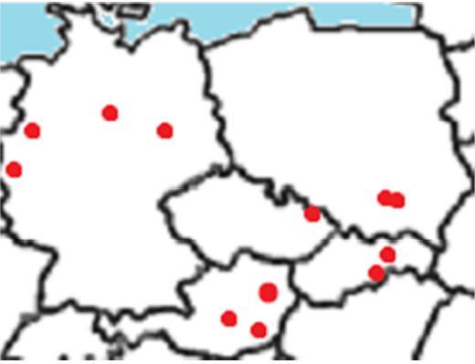 Obr. 2:Ložiska přírodního vápence v Kobeřicích u Opavy Obr.