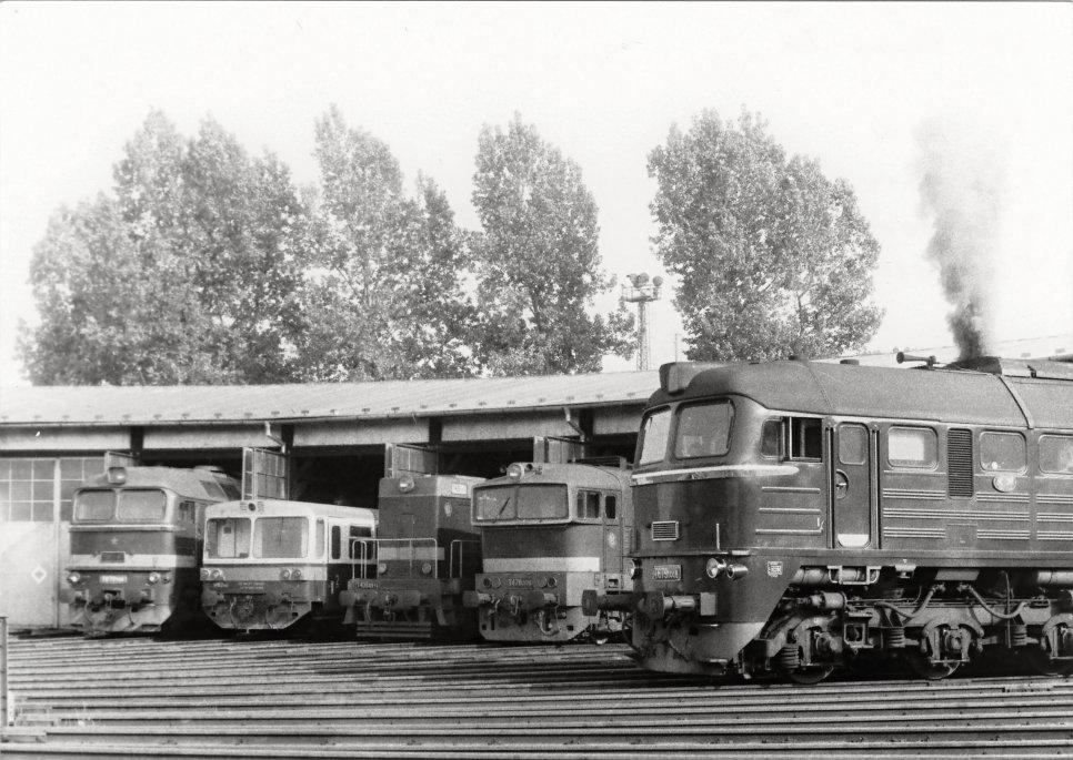 setkání v rotundě krnovského depa v roce 1978.