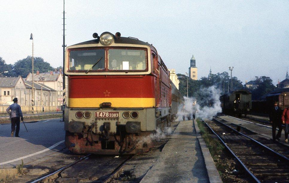 Pro elektrické lokomotivy to bylo na trati z Olomouce do Moravičan a pro dieselové lokomotivy se využívala trať z Přerova do Břeclavi. Nejinak tomu bylo i v případě ostravské T478.