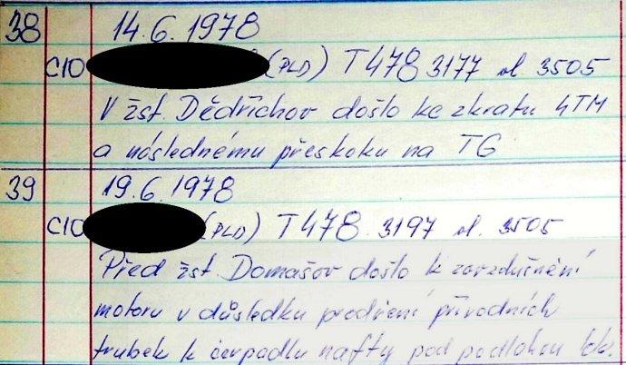 Zatímco strojvedoucí a pomocník strojvedoucího střídavě hlásili kilometrickou polohu, zkušební komisař pečlivě značil průběh zkušební jízdy na milimetrový papír.