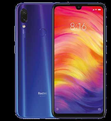 zadní 48Mpx + 8Mpx + 13Mpx přední 20Mpx baterie 3070 mah (95XI791) Xiaomi Redmi Note 7 4 890,- Displej