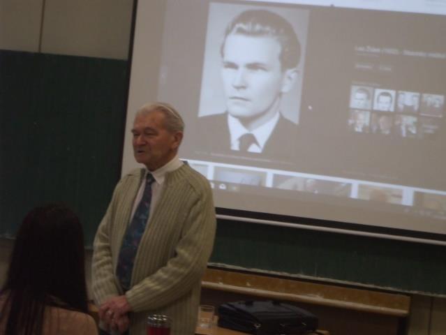 Přednáška Ludwiga M. Eichingera 9. dubna dostali žáci z řad zájemců pokročilých němčinářů mimořádnou příležitost k návštěvě na akademické půdě Ostravské univerzity.