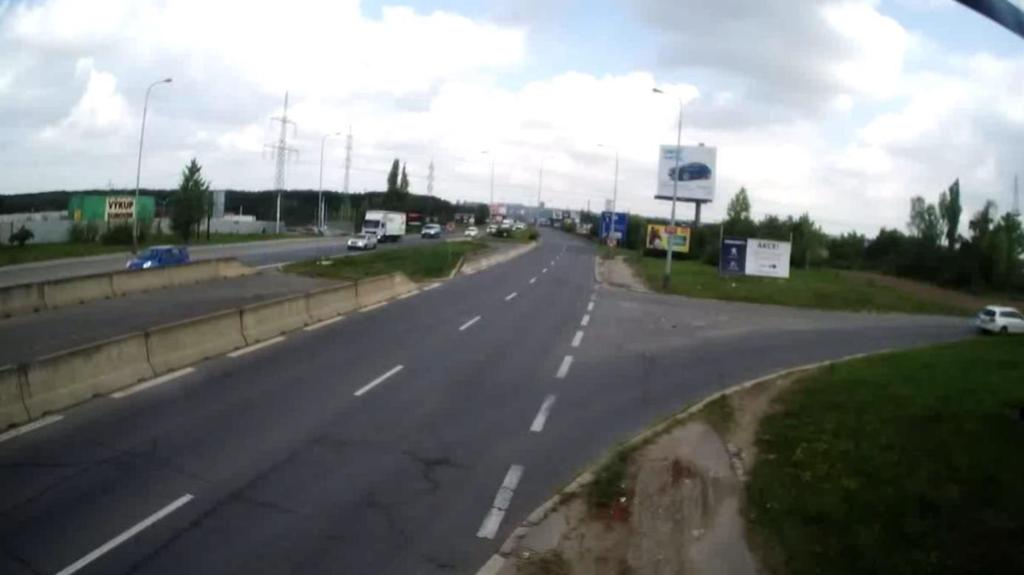 Obr. 05 Pořízený záběr z videokamery na křižovatce č.