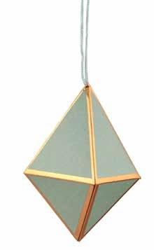 Papírová ozdoba diamant Š 11 x V 11