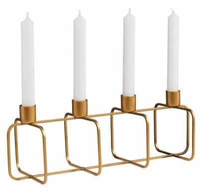 10216934 ADVENT Adventní svícen kovový D 38