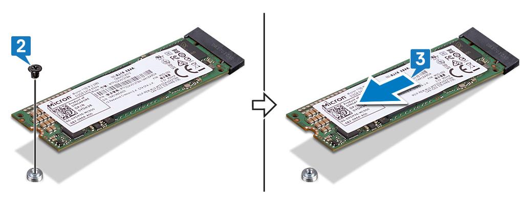 Postup 1 Vyhledejte slot disku SSD / paměti Intel Optane na základní desce.