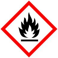 - 2/10 - Výstražný symbol nebezpečnosti: Signální slovo: NEBEZPEČÍ Standardní věty o nebezpečnosti (H-věty): H225 Vysoce hořlavá kapalina a páry.
