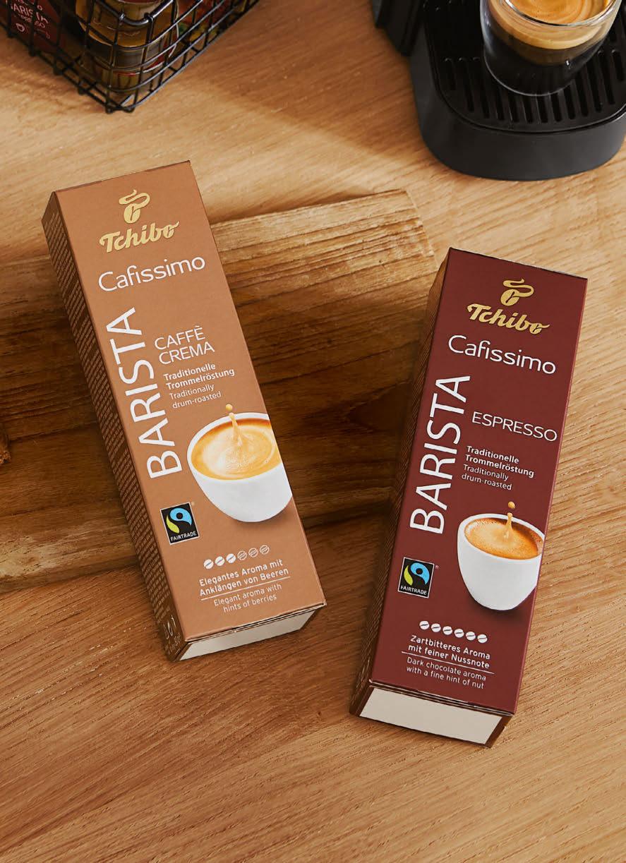 BARISTA CAFFÈ CREMA a ESPRESSO 10 kapslí 109 00 Kč 145 33 Kč/100 g Cafissimo V